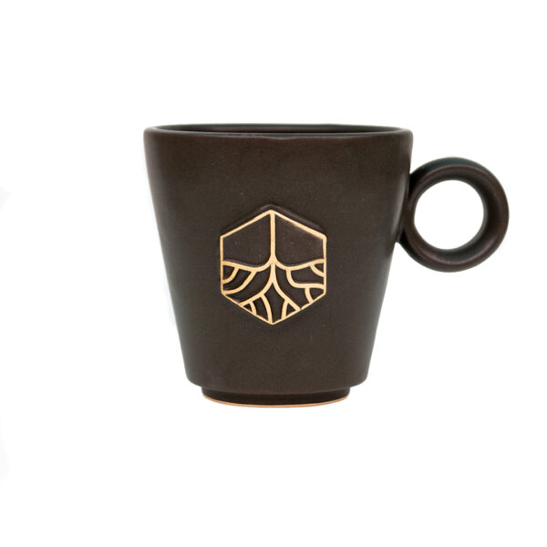 Grassroots Ceramic Handmade Charcoal Shell